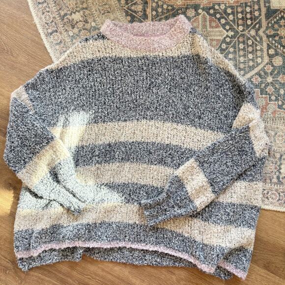 Free People BRB Striped Tunic Sweater - Picture 2 of 8